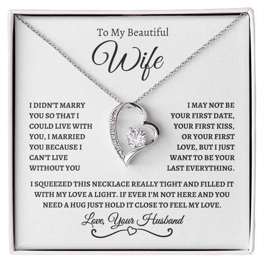 To My Beautiful Wife | Forever Love Necklace 💕💕 WB