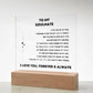 To My Soulmate | Square Acrylic Plaque 💞