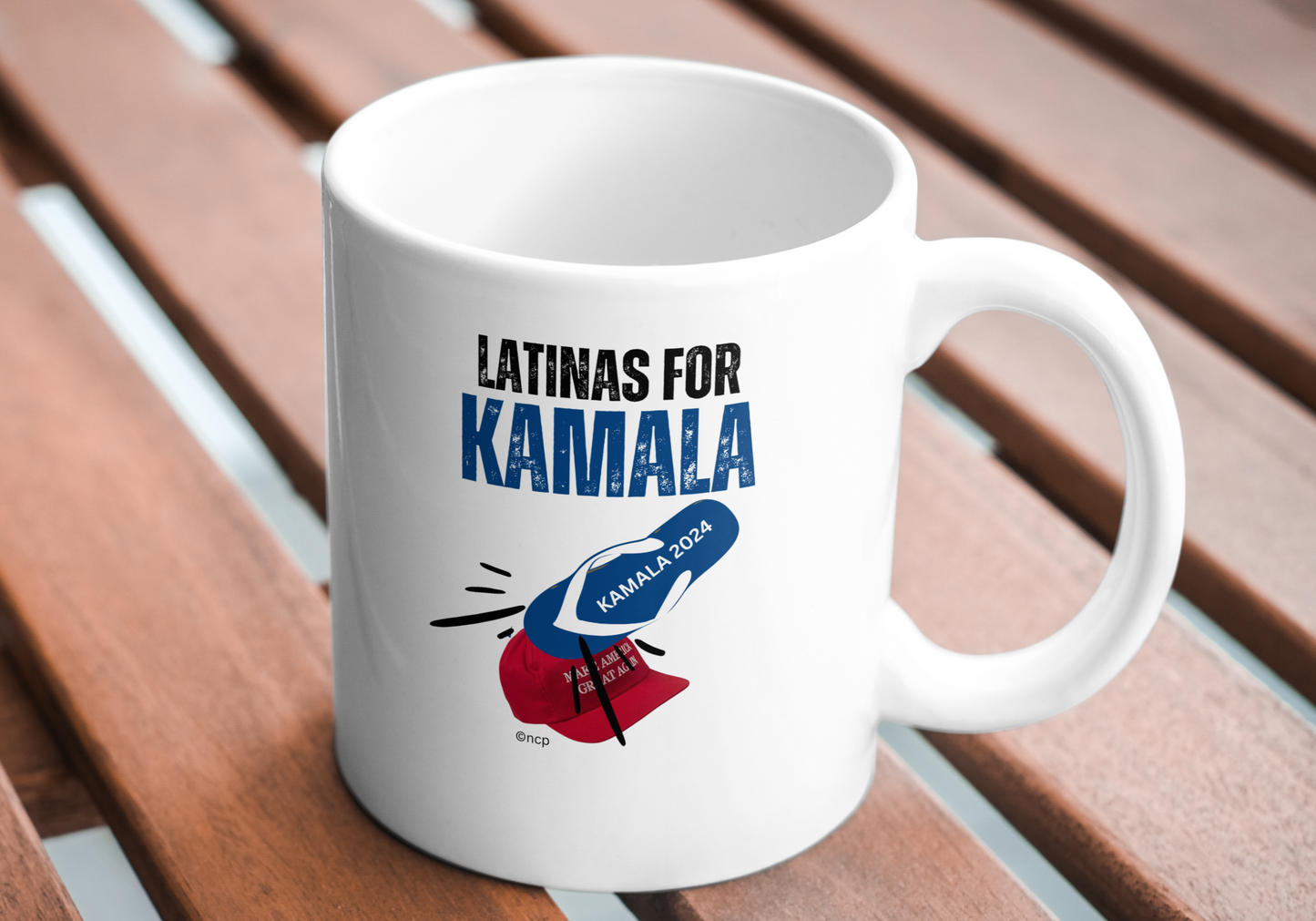 Latinas for Kamala Mug | La Chancla de Kamala