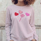 Candy Heart Sweatshirt 💕 Heart Sucker Sweatshirt for Valentines